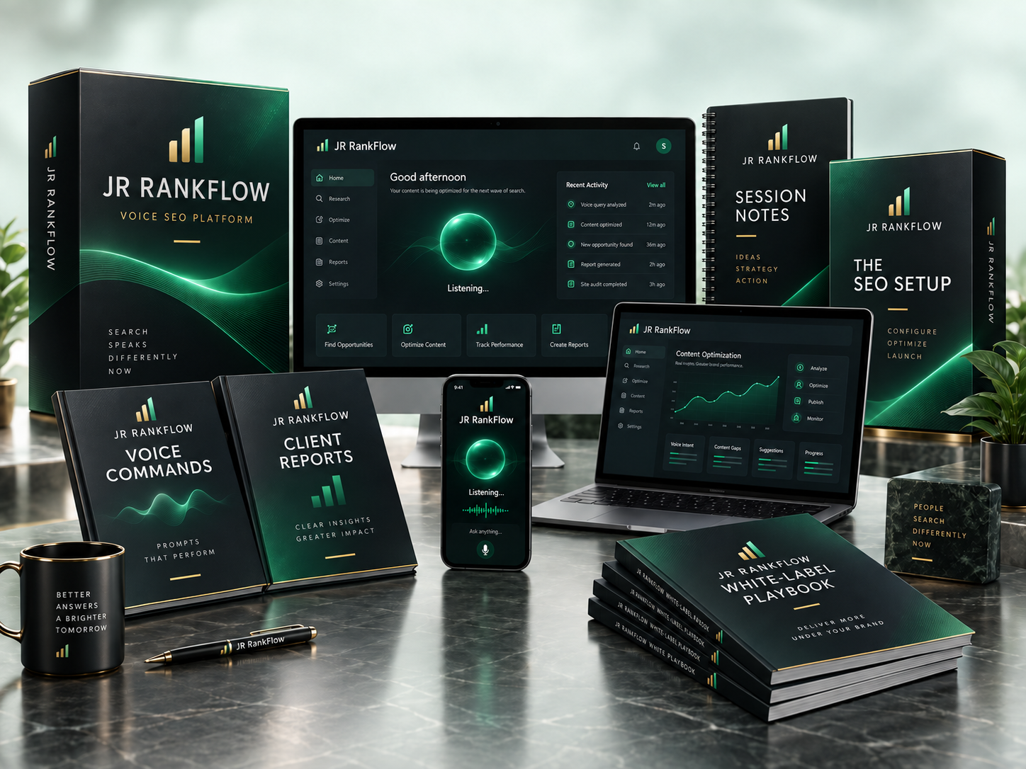 Everything included in RankFlow — white-label SEO platform, client reports and playbooks